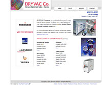 Tablet Screenshot of dryvacco.com